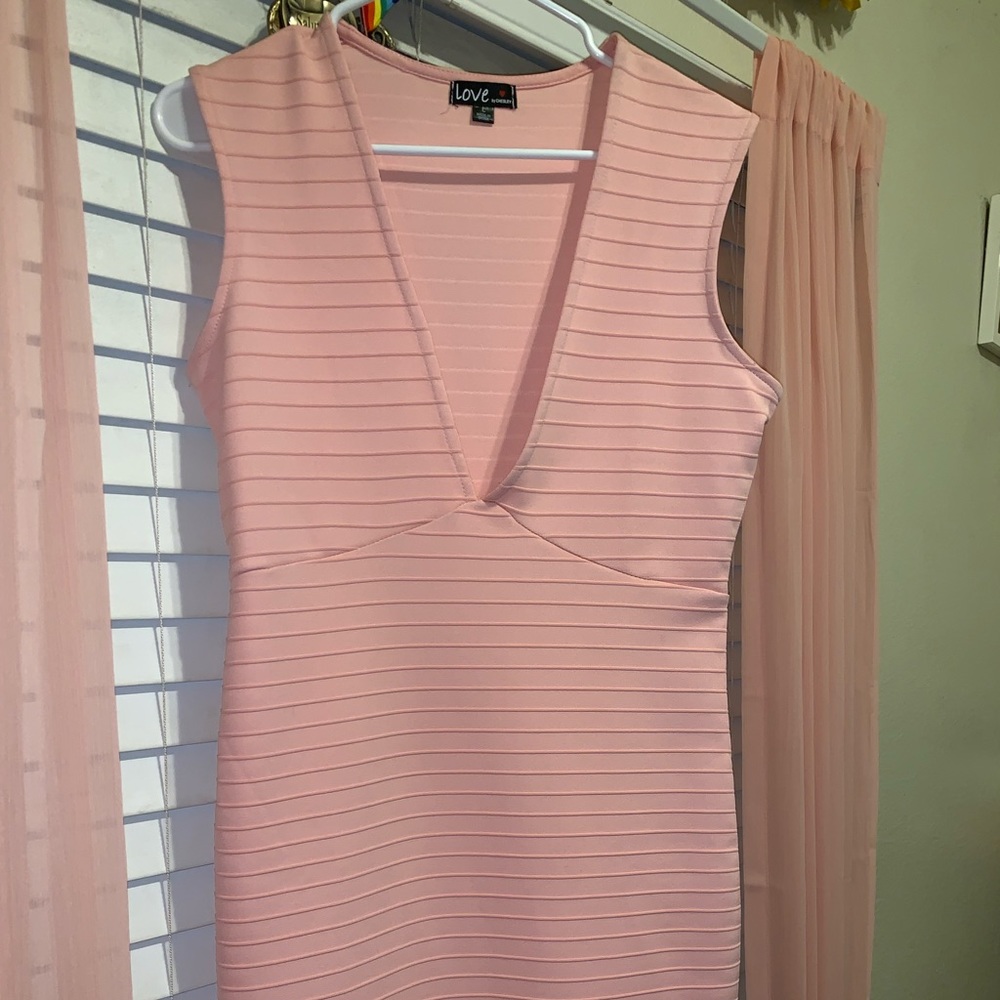 Blush Pink Bodycon Dress